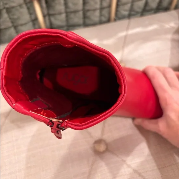 Sugar Red Ankle Boots - Picture 2 of 7